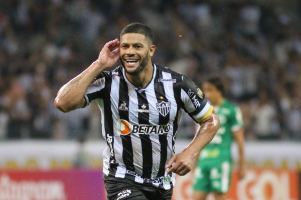 Fernando Moreno/AGIF – Atacante Hulk marcou os dois gols da vitória do Galo