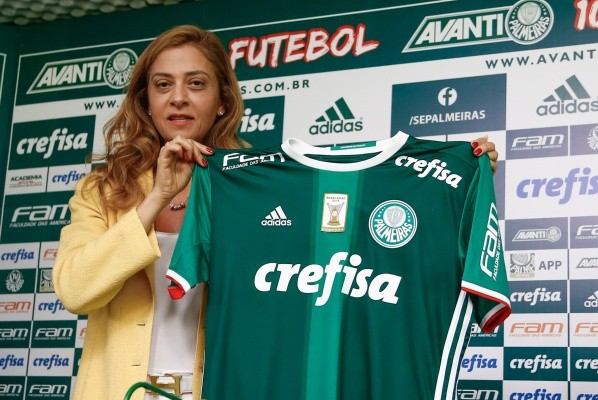 Recém-eleita presidente do Palmeiras, a gestão de Leila Pereira divide opiniões noas bastidores do Clube (Foto: Marcello Zambrana/AGIF)