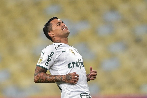 RJ - Rio de Janeiro - 14/11/2021 - BRASILEIRO A 2021, FLUMINENSE X PALMEIRAS - Dudu jogador do Palmeiras lamenta chance perdida durante partida contra o Fluminense no estadio Maracana pelo campeonato Brasileiro A 2021. Foto: Thiago Ribeiro/AGIF