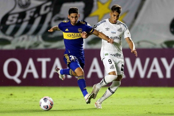 Foto: Guilherme Calvo-Pool/Getty Images/ Santos na Libertadores em 2021. Foto: Guilherme Calvo-Pool/Getty Images/ Santos na Libertadores em 2021.
