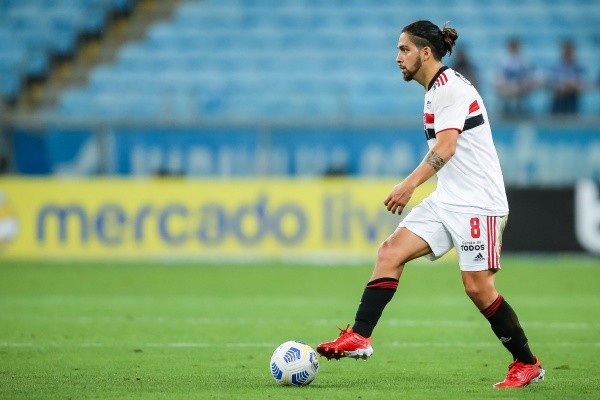 Foto: (Pedro H. Tesch/AGIF) - Benítez deve retornar ao banco de reservas do São Paulo Foto: (Pedro H. Tesch/AGIF) - Benítez deve retornar ao banco de reservas do São Paulo