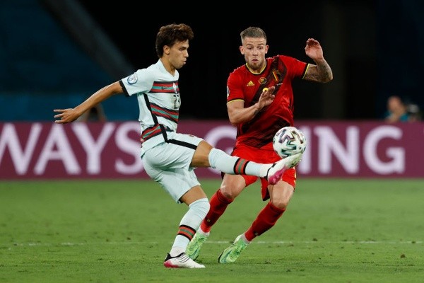 Foto: Angel Martinez/Getty Images/ João Felix em campo.