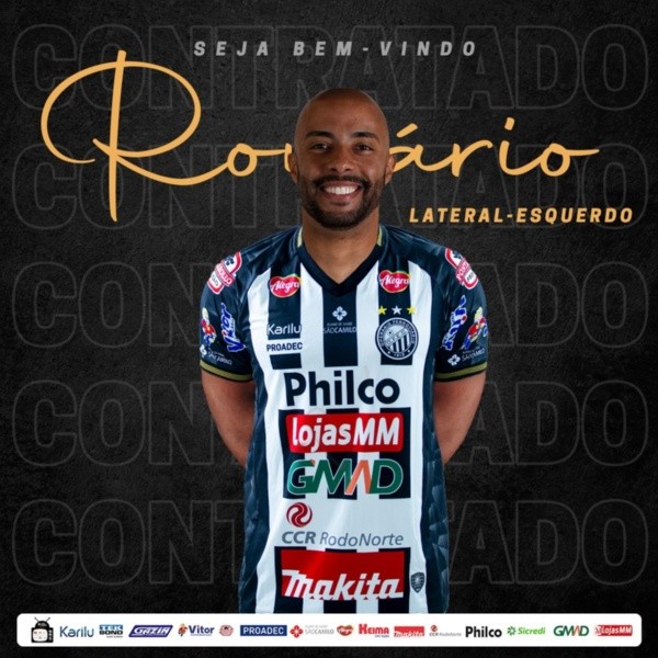 Divulgação/Operário-PR – Romário, novo lateral do Fantasma atuou pelo Coritiba nesta temporada
