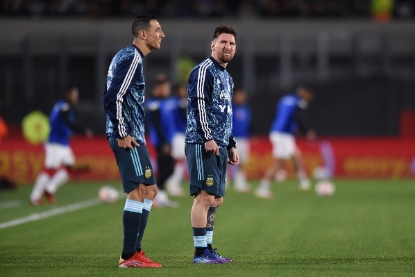 Marcelo Endelli/ Getty Images – Di María e Messi em ação pelo clube parisiense