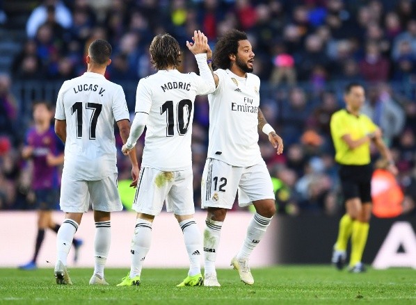 Foto: David Ramos / Getty Images | Marcelo e Modric apresentaram sintomas de resfriado