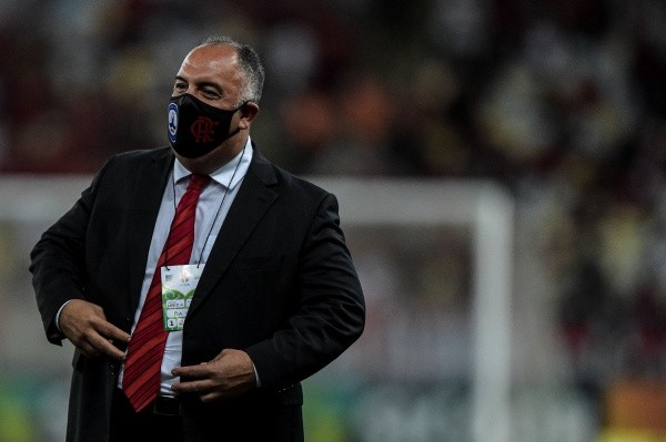 Marcos Braz, dirigente do Flamengo viajou para Portugal (Foto: Thiago Ribeiro/AGIF)