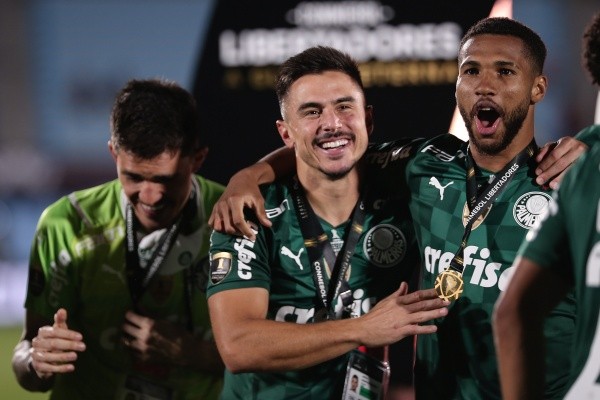 Foto: (Ettore Chiereguini/AGIF) - Mesmo não sendo titular, Willian marcou dois gols pelo Palmeiras na campanha campeã da Copa Libertadores 2021