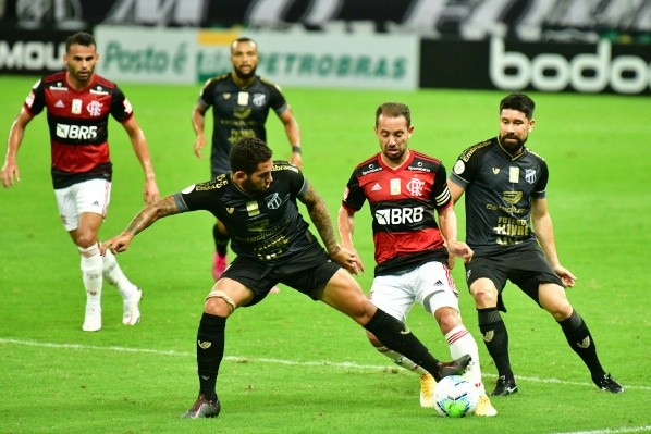 Foto: (Foto: Kely Pereira/AGIF) - Leandro Carvalho e Ricardinho já formaram uma dupla de sucesso no Ceará, e a Fiel Bicolor gostaria que isso se repetisse no Paysandu