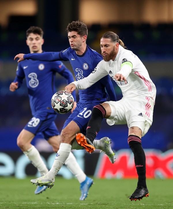 Clive Rose/ Getty Images – Sergio Ramos em sua passagem pelo Real Madrid