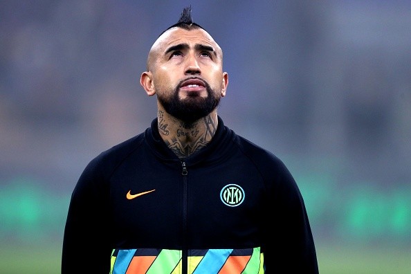 Foto: Marco Canoniero/LightRocket via Getty Images – Vidal em ação pela Inter de Milão