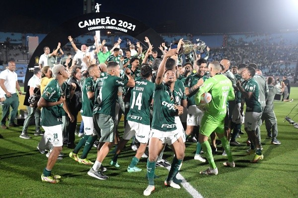 Agencia Gamba/Getty Images/ Palmeiras campeão da Libertadores 2021. Agencia Gamba/Getty Images/ Palmeiras campeão da Libertadores 2021.