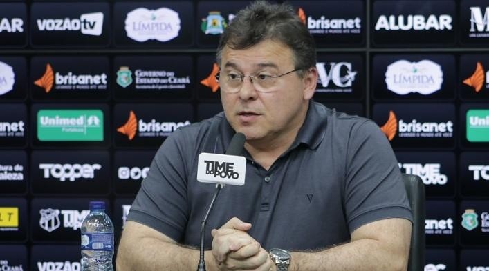 Foto: Marcelo Vidal/CearaSC.com/Divulgação - Robinson de Castro: presidente detalhou a busca do Vozão por um camisa 9