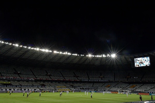  Pedro Vilela/Getty Images/ Botafogo em campo contra o Atlético-MG. 