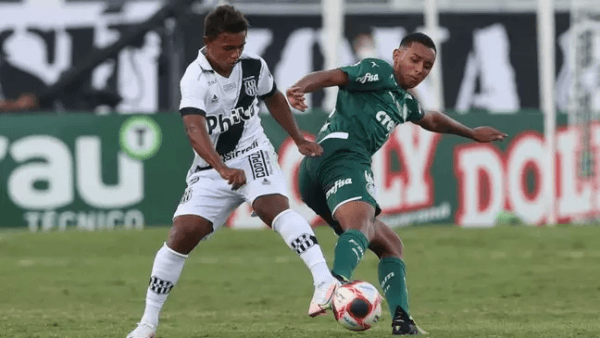 Cesar Greco/Palmeiras - Michel na vitória do Palmeiras por 3 a 0 diante da Ponte