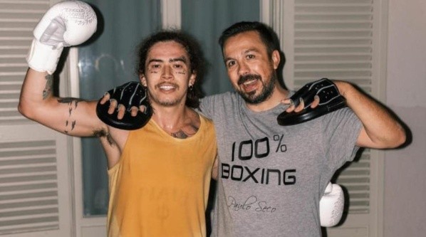 Whindersson Nunes também tem investido em treinamento para a luta - Foto: Reprodução