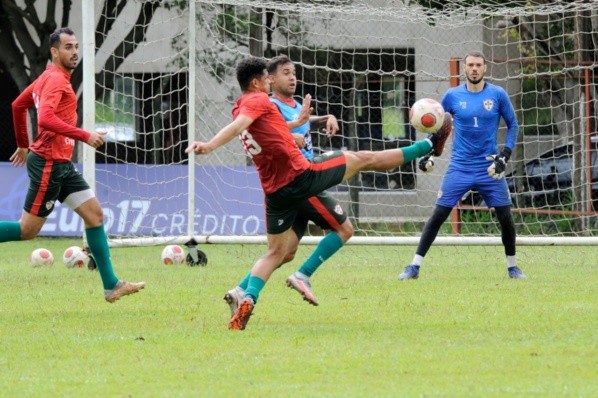 Portuguesa se preparando para temporada (Foto: Dorival Rosa/Portuguesa)