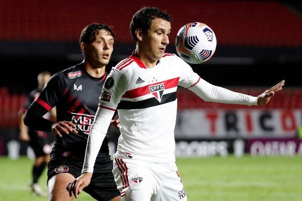 Foto:Sebastiao Moreira-Pool/Getty Images – Pablo está encostado no São Paulo e disse “não” ao Santos para defender o Furacão em 2022