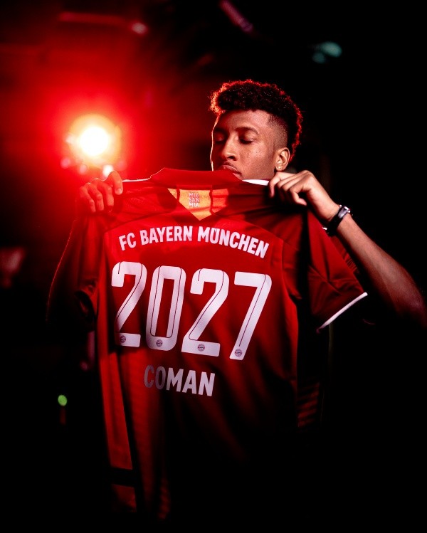 hoto by M. Donato/FC Bayern via Getty Images) Coman renova com o Bayern até 2027