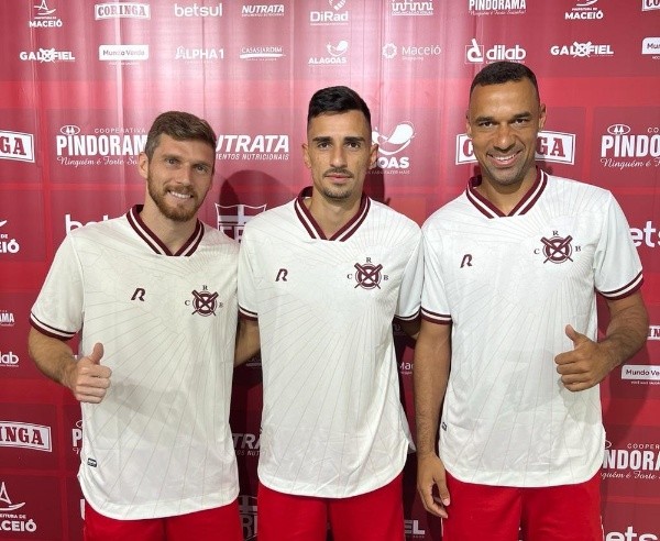 Francisco Cedrim/ASCOM CRB – Raul Prata, Maycon Douglas e Gilvan