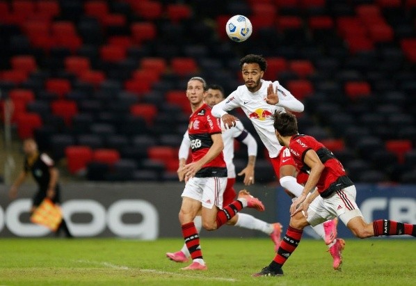 Ari Ferreira/Red Bull Bragantino- Chrigor em ação pelo Bragantino