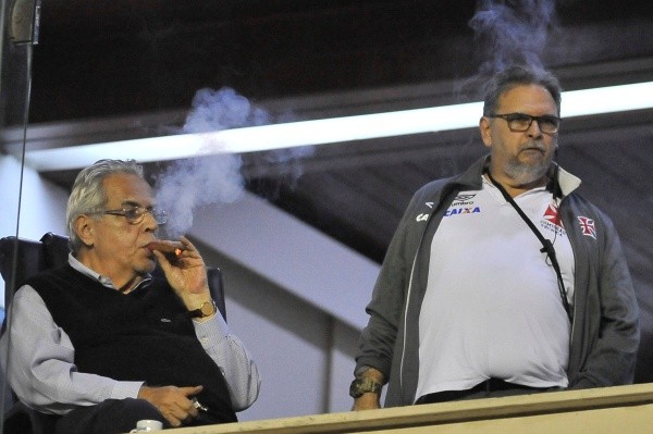 Eurico Miranda presidente do Vasco durante partida válida pelo campeonato Brasileiro A 2017, estádio São Januário. Foto: Armando Paiva/AGIF