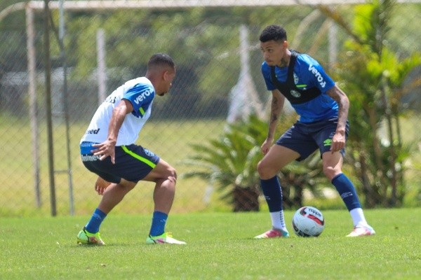 Foto: (Rodrigo Fatturi / Grêmio FBPA) - Patrick chegou a treinar com o time de transição do Grêmio, mas não estava nos planos para 2022