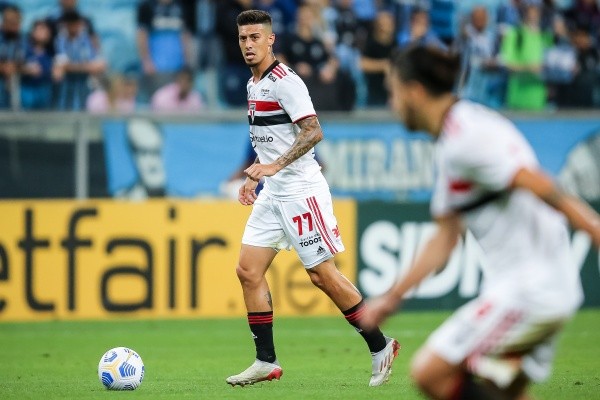  Pedro H. Tesch/AGIF/ Rigoni em campo pelo São Paulo. 