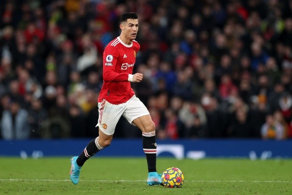 Naomi Baker/Getty Images/ Cristiano Ronaldo em campo pelo Manchester United.