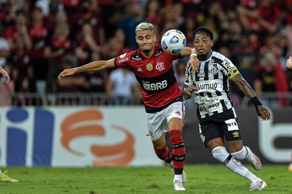 Thiago Ribeiro/AGIF/ Marinho em campo pelo Flamengo. 