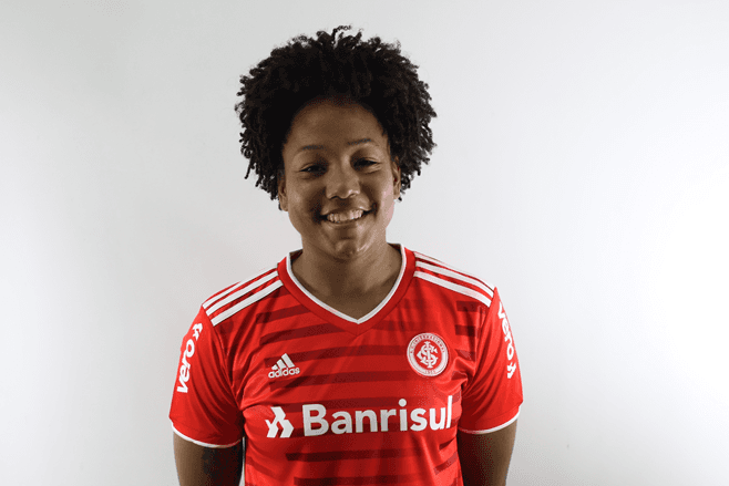 Capelinha em apresentação no Internacional (Foto: João Callegari/SC Internacional)