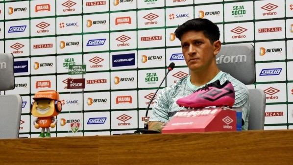 Cano: Chance como titular (Foto: Mailson Santana/Fluminense) Cano: Chance como titular (Foto: Mailson Santana/Fluminense)