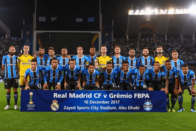 Grêmio enfrentou o Real Madrid na final do Mundial em 2017 (Foto: Divulgação/Grêmio)
