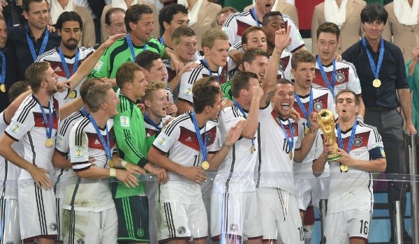 Marcus Brandt/picture alliance via Getty Images/ Alemanha conquistou o tetra ao vencer a Argentina na Copa de 2014. 