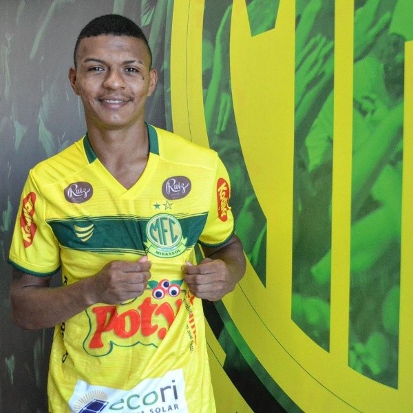 Divulgação/Mirassol FC. Atacante revelado pelo Globo-RN foi anunciado em dezembro pelo Leão.