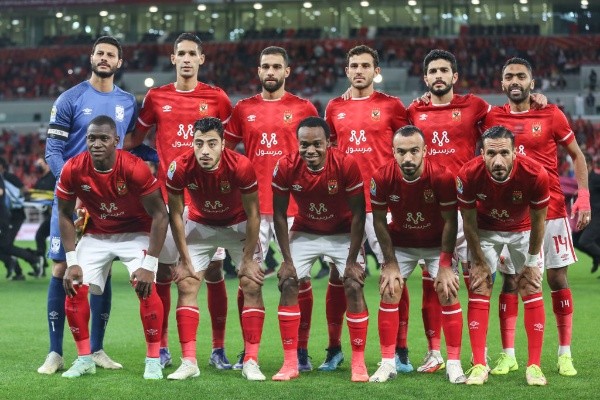  Ayman Aref/NurPhoto via Getty Images/ Equipe do Al-Ahly que venceu o Monterrey. 