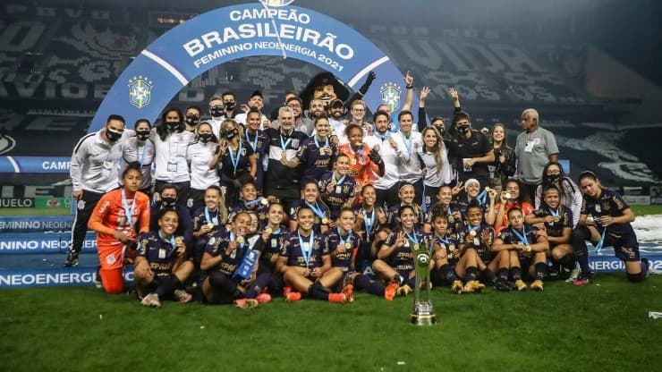 Cristiane Mattos/Reprodução/CBF/ Corinthians feminino é uma das referências no futebol feminino no país. 