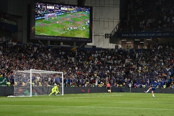 Foto:  Foto: Darren Walsh/Chelsea FC via Getty Images | Pênalti a favor do Chelsea na prorrogação definiu o resultado da partida