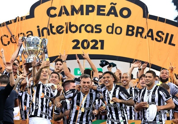 Buda Mendes/Getty Images/ Atlético-MG foi o quarto clube com mais interações em janeiro de 2022. 