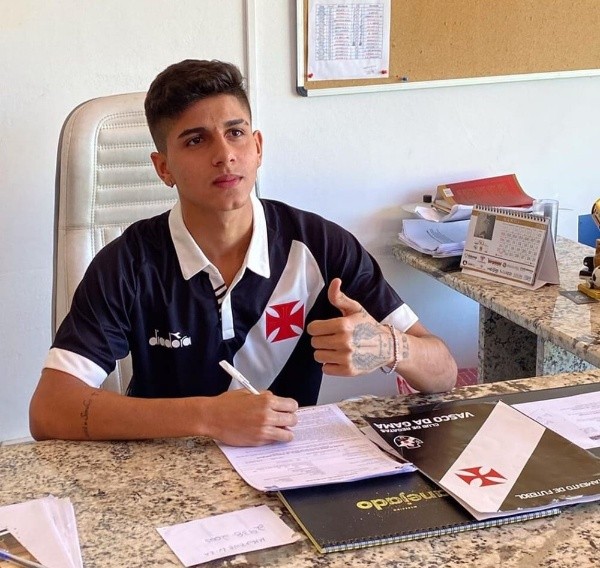 Divulgação – Guilherme Nascimento durante sua passagem pelo Vasco