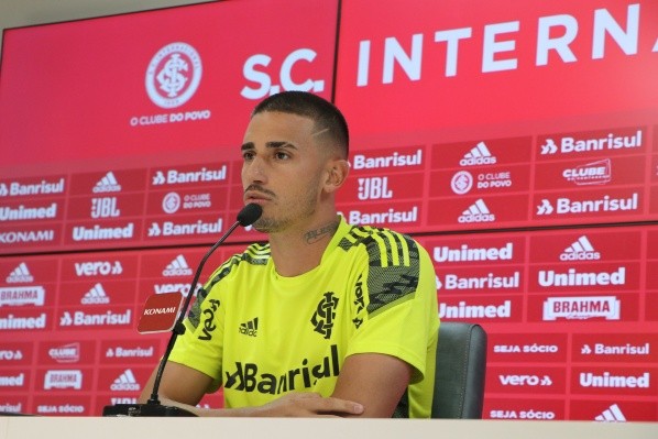 Thiago Galhardo pode voltar a atuar no Beira-Rio - Foto: Ricardo Duarte/Internacional