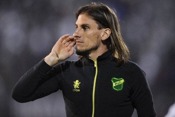 Gustavo Garello/Getty Images/ Sebastián Beccacece no comando do Defensa y Justicia. 