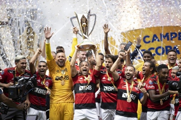 Lucas Figueiredo/CBF/ Flamengo campeão da Supercopa 2019. 