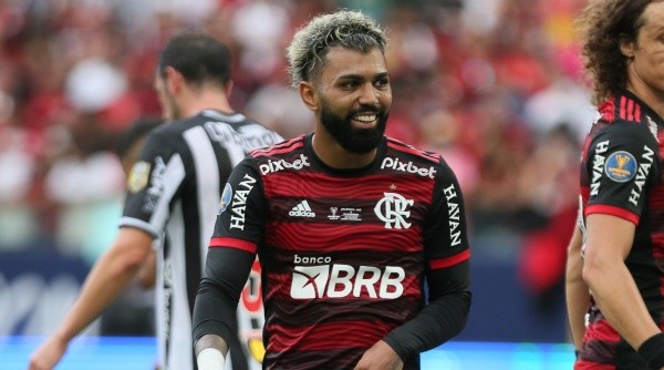 Gabigol foi vaiado pela torcida do Flamengo neste domingo (Foto: Gil Gomes/AGIF)