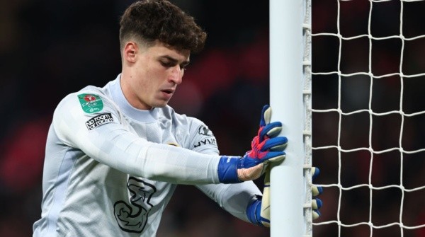  Marc Atkins/Getty Images/ Kepa Arrizabalaga no Chelsea