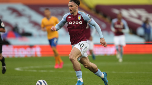 Marc Atkins/Getty Images/ Jack Grealish no Aston Villa. 