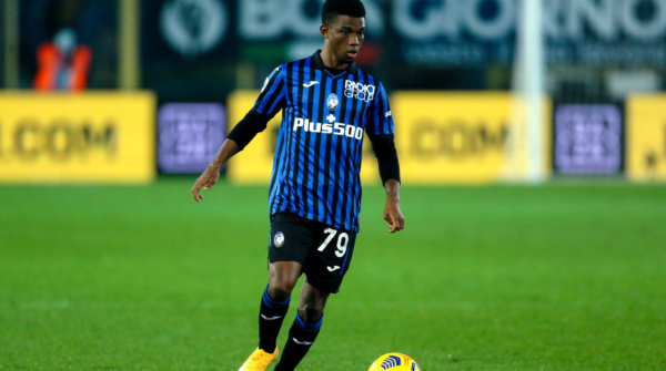 Ciro Santangelo/BSR Agency/Getty Images/ Amad Diallo no Atalanta. 