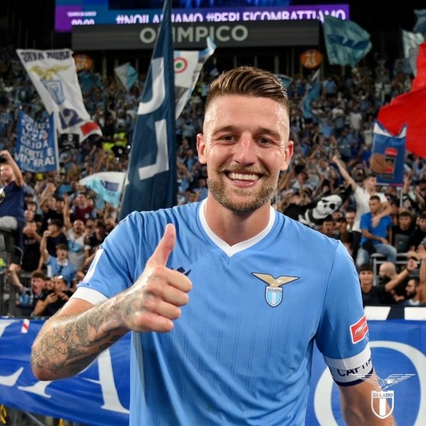 Foto: Divulgação/S.S.Lazio – Milinkovic-Savic nasceu na Espanha, mas defende a seleção sérvia