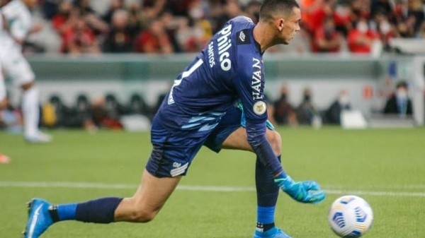 Foto: Gabriel Machado/AGIF – Santos se aproximoudo Flamengo apósvice da Recopa Sul-Americana pelo Athletico-PR