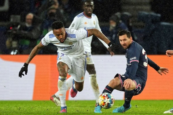 Sylvain Lefevre/Getty Images/ PSG x Real Madrid em campo pela Champions League. 