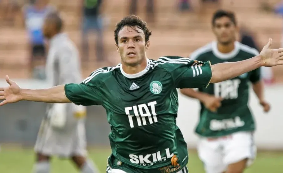 Twitter Palmeiras/ Conta oficial/ Kleber despertou o interesse do Flamengo na época em que brilhava no Palmeiras. 